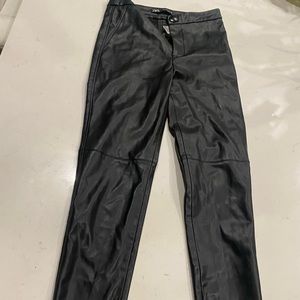Zara leather pants new